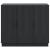 Bufet Negru 89 x 34,5 x 77 cm Lemn prelucrat GartenMobel Dekor