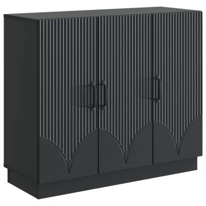 Bufet Negru 89 x 34,5 x 77 cm Lemn prelucrat GartenMobel Dekor