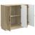 Bufet Stejar Sonoma 89 x 34,5 x 77 cm Lemn prelucrat GartenMobel Dekor