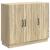 Bufet Stejar Sonoma 89 x 34,5 x 77 cm Lemn prelucrat GartenMobel Dekor