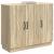 Bufet Stejar Sonoma 89 x 34,5 x 77 cm Lemn prelucrat GartenMobel Dekor