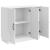 Bufet Alb foarte lucios 89 x 34,5 x 77 cm Lemn prelucrat GartenMobel Dekor