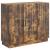 Bufet Stejar fumuriu 89 x 34,5 x 77 cm Lemn prelucrat GartenMobel Dekor