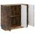 Bufet Stejar fumuriu 89 x 34,5 x 77 cm Lemn prelucrat GartenMobel Dekor