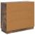 Bufet Stejar fumuriu 89 x 34,5 x 77 cm Lemn prelucrat GartenMobel Dekor