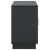 Bufet cu sertar Negru 89 x 34,5 x 57 cm Lemn prelucrat GartenMobel Dekor