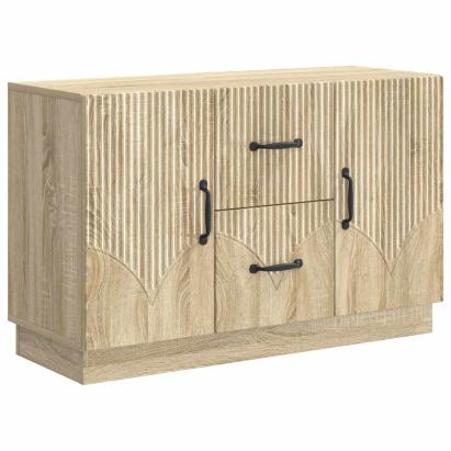 Bufet cu sertar Stejar Sonoma 89 x 34,5 x 57 cm Lemn prelucrat GartenMobel Dekor
