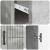 Bufet cu sertar Gri Beton 89 x 34,5 x 57 cm Lemn prelucrat GartenMobel Dekor