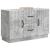 Bufet cu sertar Gri Beton 89 x 34,5 x 57 cm Lemn prelucrat GartenMobel Dekor