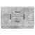 Bufet cu sertar Gri Beton 89 x 34,5 x 57 cm Lemn prelucrat GartenMobel Dekor