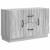 Bufet cu sertar Sonoma gri 89 x 34,5 x 57 cm Lemn prelucrat GartenMobel Dekor