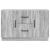 Bufet cu sertar Sonoma gri 89 x 34,5 x 57 cm Lemn prelucrat GartenMobel Dekor