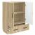 Bufet cu sertar Stejar Sonoma 66 x 34,5 x 92 cm Lemn prelucrat GartenMobel Dekor