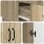 Bufet cu sertar Stejar Sonoma 66 x 34,5 x 92 cm Lemn prelucrat GartenMobel Dekor