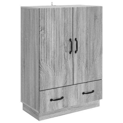 Bufet cu sertar Sonoma gri 66 x 34,5 x 92 cm Lemn prelucrat GartenMobel Dekor