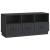 Cabinet TV cu sertar Negru 102 x 34,5 x 47 cm Lemn prelucrat GartenMobel Dekor