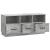 Cabinet TV Gri Beton 102 x 34,5 x 47 cm Lemn prelucrat GartenMobel Dekor