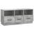 Cabinet TV Gri Beton 102 x 34,5 x 47 cm Lemn prelucrat GartenMobel Dekor