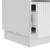 Cabinet TV Alb foarte lucios 102 x 34,5 x 47 cm Lemn prelucrat GartenMobel Dekor