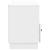 Cabinet TV Alb foarte lucios 102 x 34,5 x 47 cm Lemn prelucrat GartenMobel Dekor