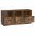 Cabinet TV Stejar fumuriu 102 x 34,5 x 47 cm Lemn prelucrat GartenMobel Dekor
