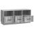 Cabinet TV Sonoma gri 102 x 34,5 x 47 cm Lemn prelucrat GartenMobel Dekor