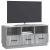 Cabinet TV Sonoma gri 102 x 34,5 x 47 cm Lemn prelucrat GartenMobel Dekor