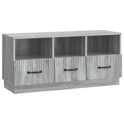 Cabinet TV Sonoma gri 102 x 34,5 x 47 cm Lemn prelucrat GartenMobel Dekor