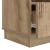 Cabinet TV Stejar Artizanal 102 x 34,5 x 47 cm Lemn prelucrat GartenMobel Dekor