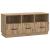 Cabinet TV Stejar Artizanal 102 x 34,5 x 47 cm Lemn prelucrat GartenMobel Dekor