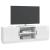 Cabinet TV Alb foarte lucios 150 x 31 x 47 cm Lemn prelucrat GartenMobel Dekor