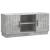 Cabinet TV Gri Beton 102 x 34,5 x 47 cm Lemn prelucrat GartenMobel Dekor