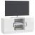 Cabinet TV Alb foarte lucios 102 x 34,5 x 47 cm Lemn prelucrat GartenMobel Dekor