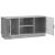 Cabinet TV Sonoma gri 102 x 34,5 x 47 cm Lemn prelucrat GartenMobel Dekor