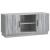 Cabinet TV Sonoma gri 102 x 34,5 x 47 cm Lemn prelucrat GartenMobel Dekor