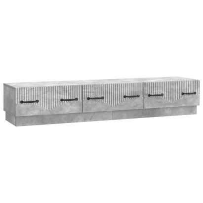 Cabinet TV Gri Beton 147 x 34,5 x 27 cm Lemn prelucrat GartenMobel Dekor