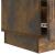 Cabinet TV Stejar fumuriu 147 x 34,5 x 27 cm Lemn prelucrat GartenMobel Dekor