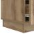 Cabinet TV Stejar Artizanal 147 x 34,5 x 27 cm Lemn prelucrat GartenMobel Dekor