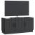 Cabinet TV Negru 99 x 34,5 x 47 cm Lemn prelucrat GartenMobel Dekor