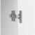 Cabinet TV Alb foarte lucios 99 x 34,5 x 47 cm Lemn prelucrat GartenMobel Dekor