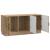Cabinet TV Stejar Artizanal 99 x 34,5 x 47 cm Lemn prelucrat GartenMobel Dekor