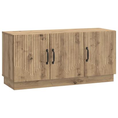 Cabinet TV Stejar Artizanal 99 x 34,5 x 47 cm Lemn prelucrat GartenMobel Dekor