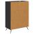 Dulap cu sertare Negru 66 x 34,5 x 90 cm Lemn prelucrat GartenMobel Dekor