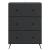 Dulap cu sertare Negru 66 x 34,5 x 90 cm Lemn prelucrat GartenMobel Dekor