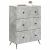 Dulap cu sertare Gri Beton 66 x 34,5 x 90 cm Lemn prelucrat GartenMobel Dekor