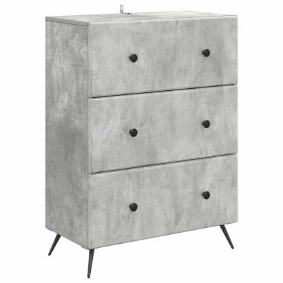 Dulap cu sertare Gri Beton 66 x 34,5 x 90 cm Lemn prelucrat GartenMobel Dekor