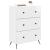 Dulap cu sertare Alb foarte lucios 66 x 34,5 x 90 cm GartenMobel Dekor