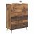 Dulap cu sertare Lemn vechi 66 x 34,5 x 90 cm Lemn prelucrat GartenMobel Dekor
