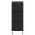 Dulap cu sertare Negru 33 x 34,5 x 90 cm Lemn prelucrat GartenMobel Dekor