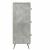 Dulap cu sertare Gri Beton 33 x 34,5 x 90 cm Lemn prelucrat GartenMobel Dekor